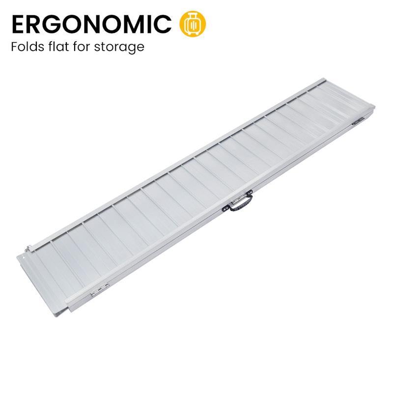 Kartrite Aluminium Foldable Wheelchair Ramp R01 5 Feet