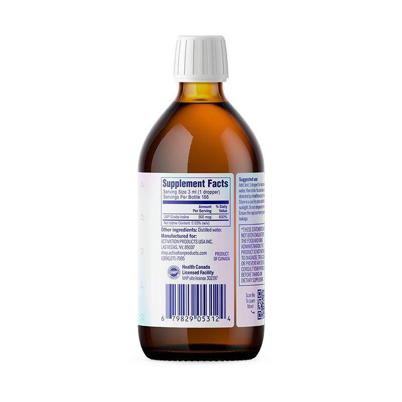 Activation Products Perfect Iodine Neuro-Metabolic Fuel 500 ml (Kit) Single