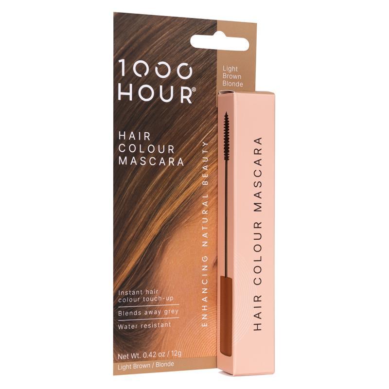 1000 Hour Hair Colour Mascara Light Brown/Blonde  12g
