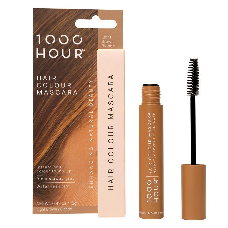 1000 Hour Hair Colour Mascara Light Brown/Blonde  12g