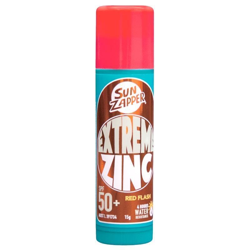 SUN ZAPPER Red Flash Extreme Zinc Stick SPF 50+ 15g