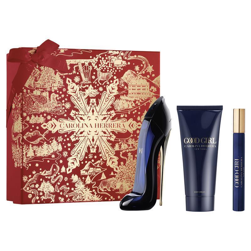 Carolina Herrera Good Girl Eau de Parfum 80ml + Body Lotion 100ml + Eau de Parfum 10ml 3 Piece Set