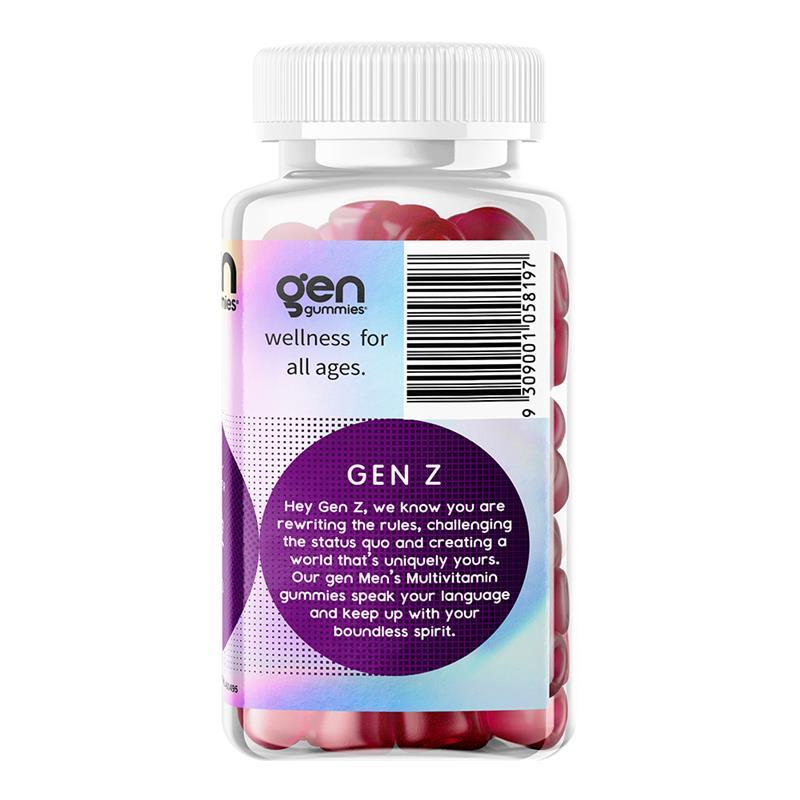 GEN Z Gummies Men's Multivitamin Tutti Frutti 60 Pack