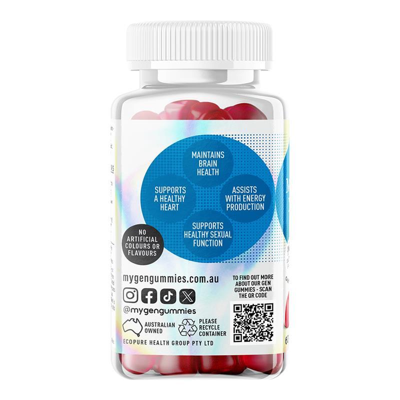 GEN Baby Boomer Gummies Men's Multivitamin Blackcurrant 60 Pack