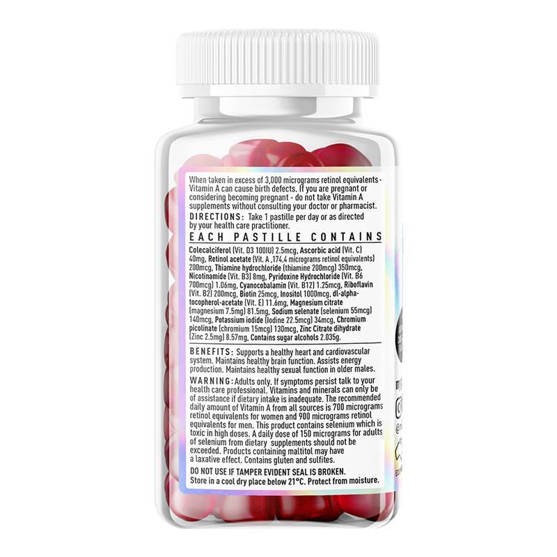 GEN Baby Boomer Gummies Men's Multivitamin Blackcurrant 60 Pack