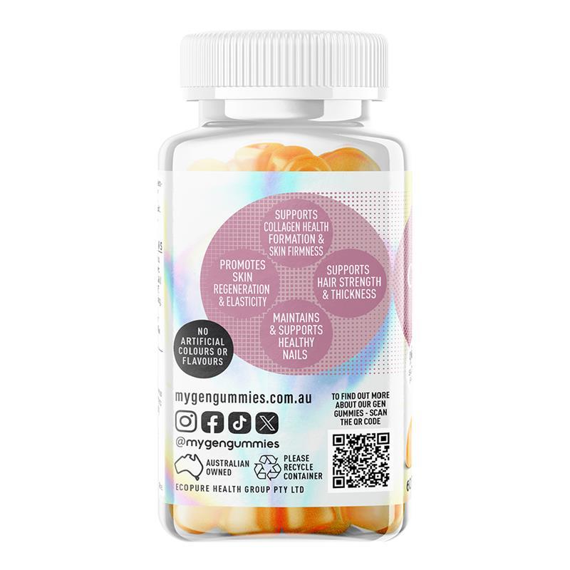 GEN Millennial Gummies Collagen Papaya 60 Pack
