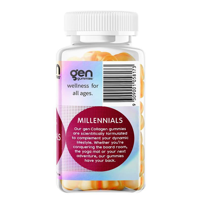 GEN Millennial Gummies Collagen Papaya 60 Pack