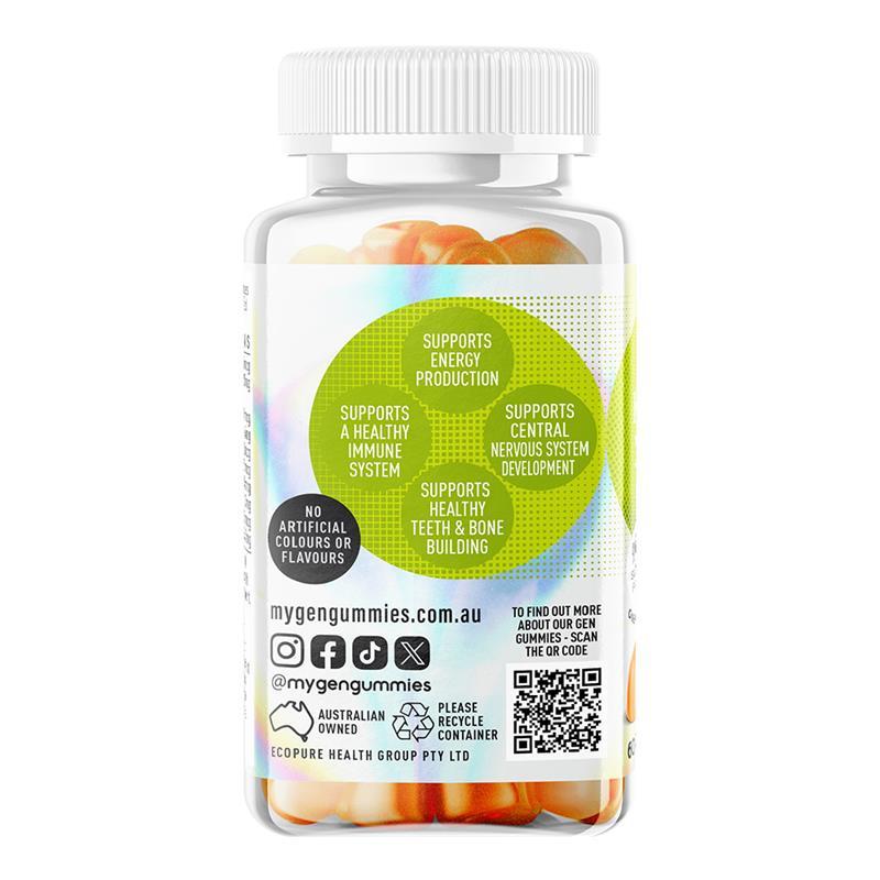 GEN Alpha Gummies Kid's Multivitamin Orange 60 Pack