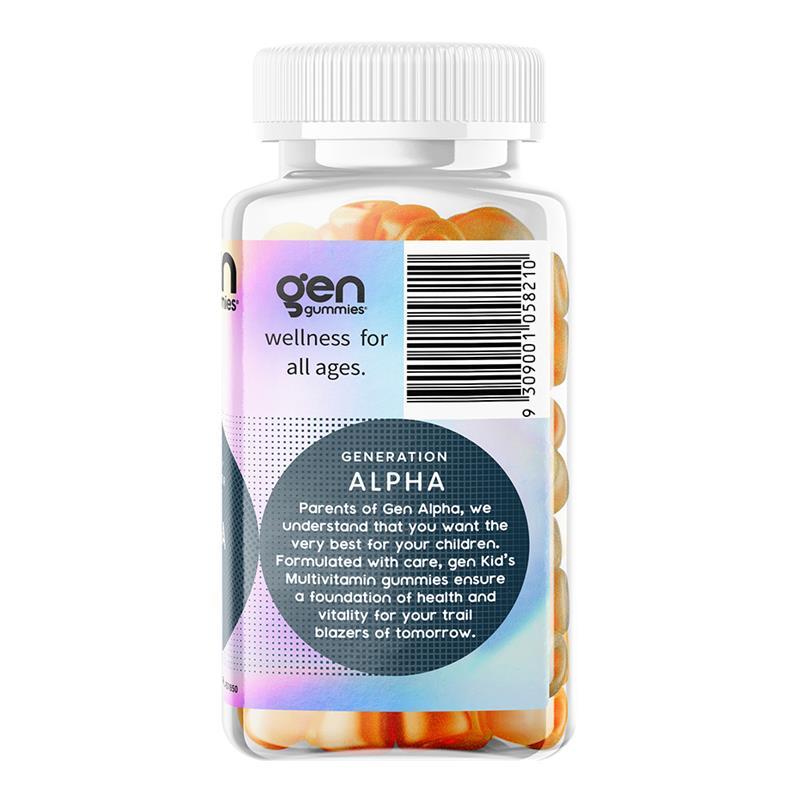 GEN Alpha Gummies Kid's Multivitamin Orange 60 Pack