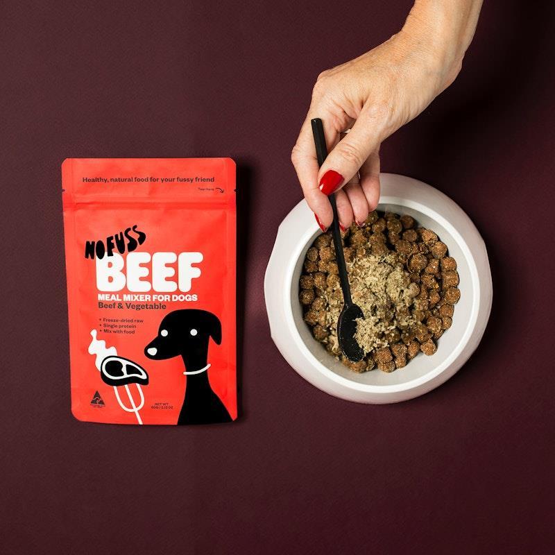 No Fuss Beef & Vegetable Meal Mixer Dog Food 60g