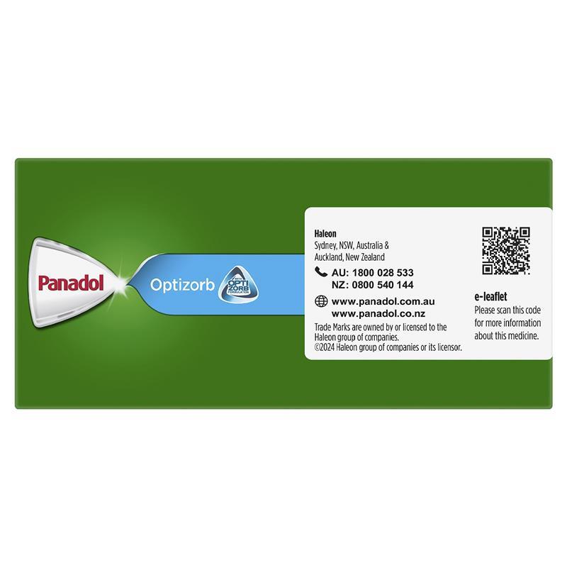 Panadol Optizorb Paracetamol Pain Relief 48 Caplets