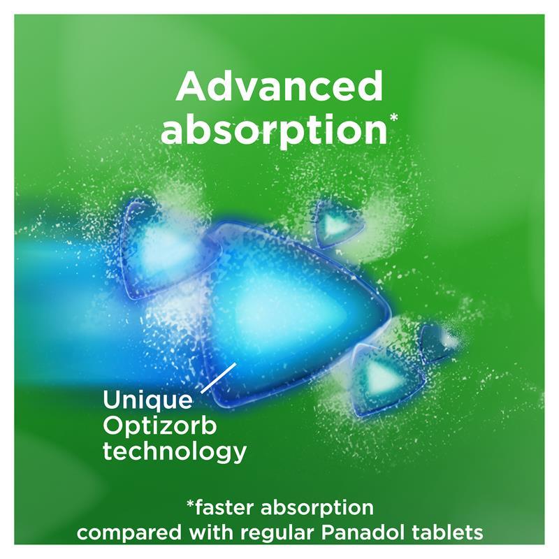 Panadol Optizorb Paracetamol Pain Relief 48 Caplets
