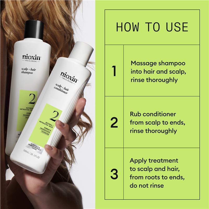 Nioxin Scalp + Hair Thickening System 2 Trial Kit