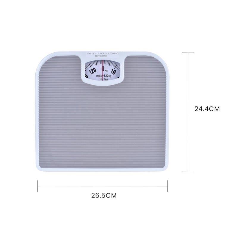 Clevinger Mechanical Bathroom Body Weight Scale 130kg Battery-Free Analogue Scale