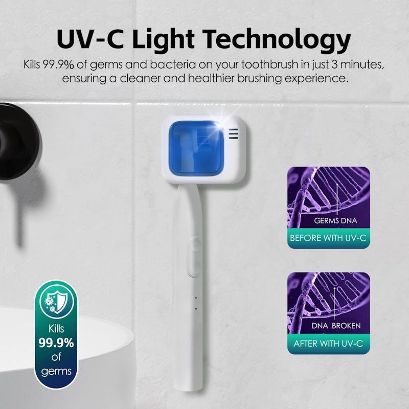 Remology Rechargeable UV Toothbrush Sterilizer Pack