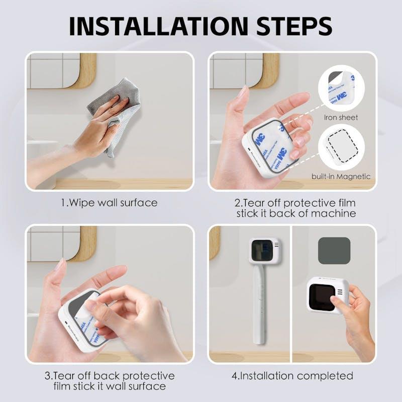 Remology Rechargeable UV Toothbrush Sterilizer Pack