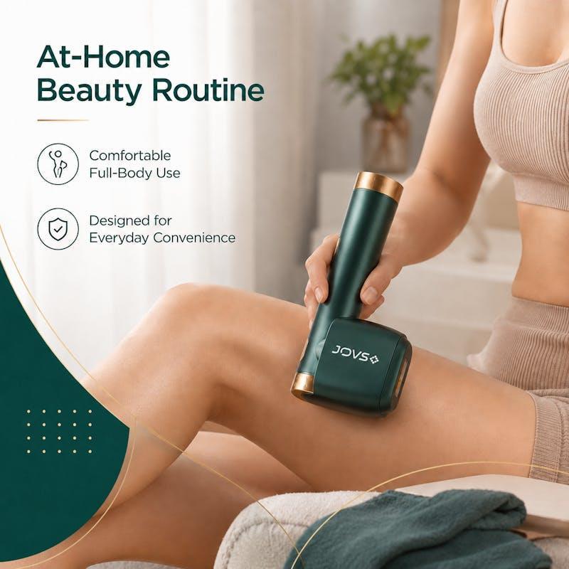 JOVS Venus Pro IPL Hair Removal Device with Ice Cooling Skin Rejuvenation