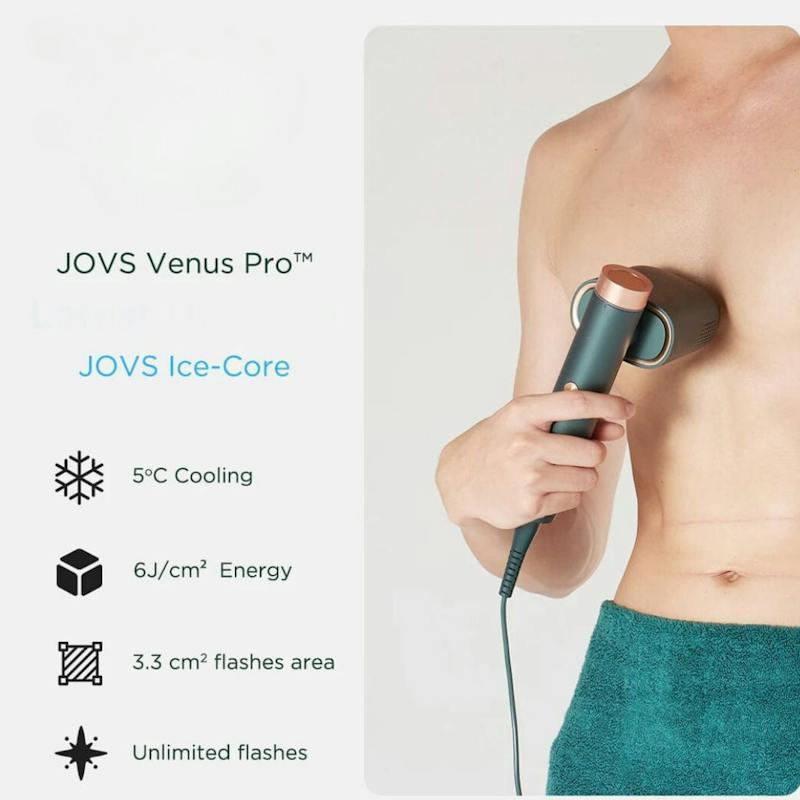 JOVS Venus Pro IPL Hair Removal Device with Ice Cooling Skin Rejuvenation