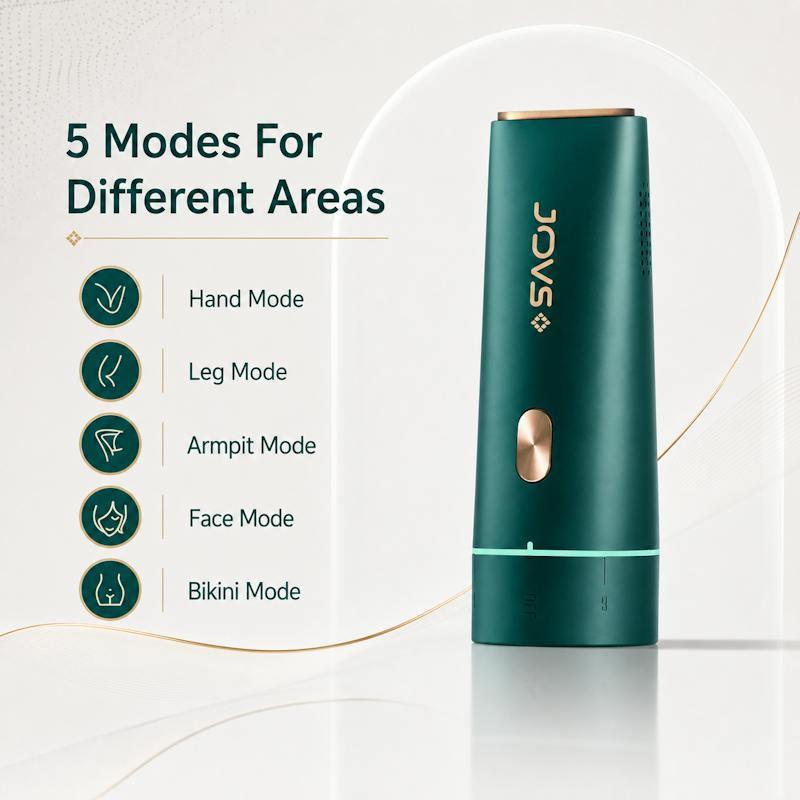 JOVS Dora Smart IPL Hair Removal Device with Skin Sensor for Face Body