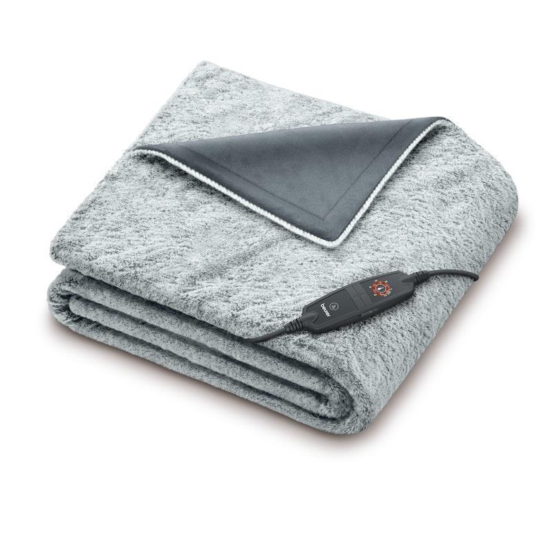 Beurer HD75G Super Cosy Heated Throw - Charcoal Grey One Size