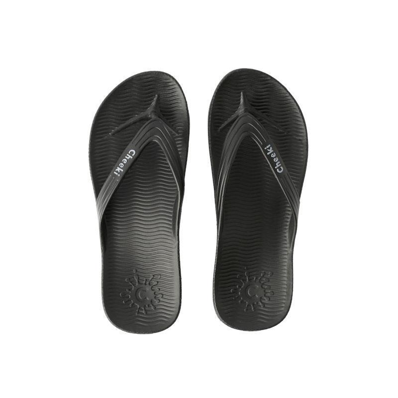 Arch Support Thongs - Black Mens US 9
