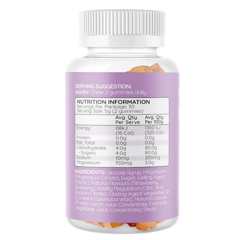 Haircarebear Magnesium Gummies 3x60 Pack