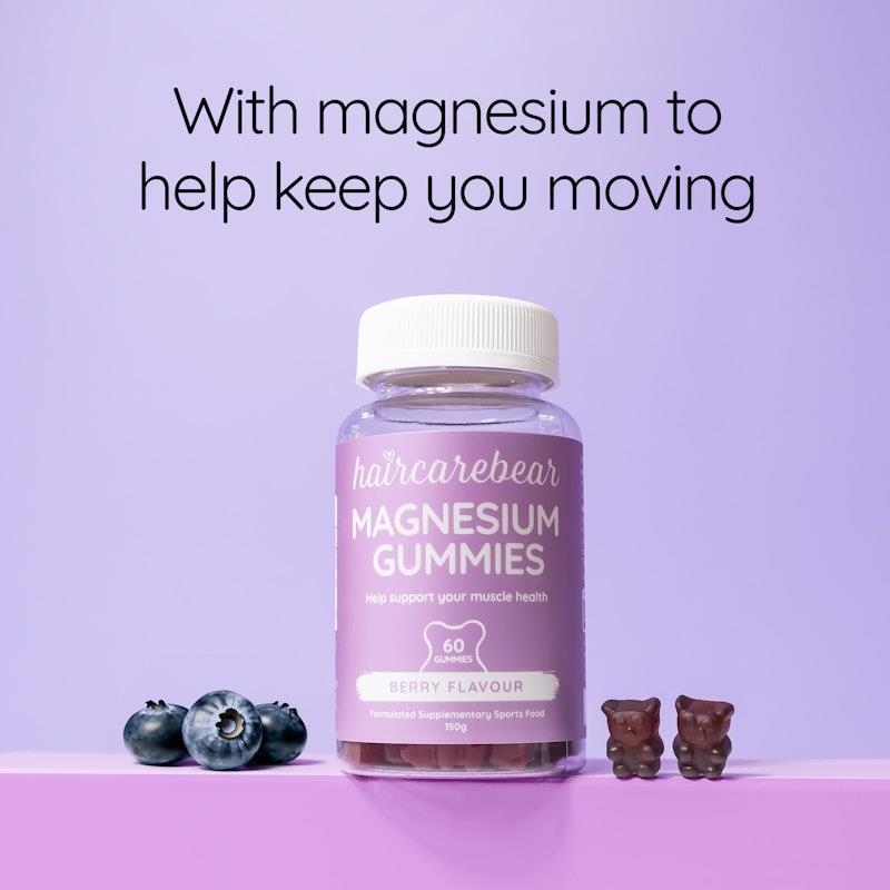 Haircarebear Magnesium Gummies 3x60 Pack