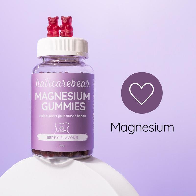 Haircarebear Magnesium Gummies 3x60 Pack