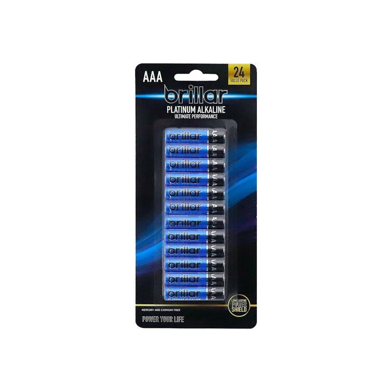Brillar AAA Platinum Alkaline Batteries 2 x 24Pack