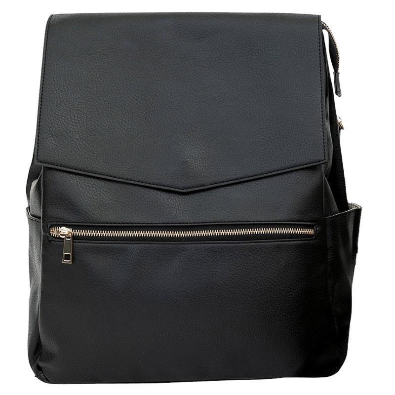 Hannah & Henry Classic Nappy Bag Backpack Black