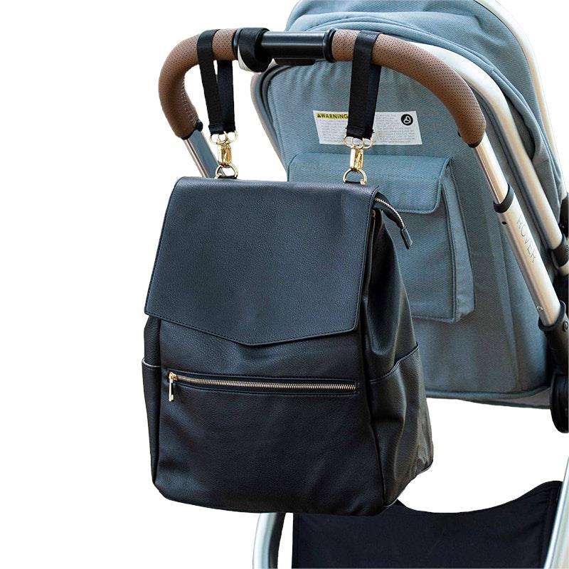 Hannah & Henry Classic Nappy Bag Backpack Black