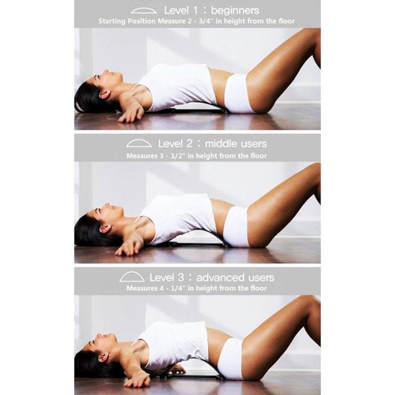 Magic Back Support Stretcher - Magnetic Pressure Top 1Unit