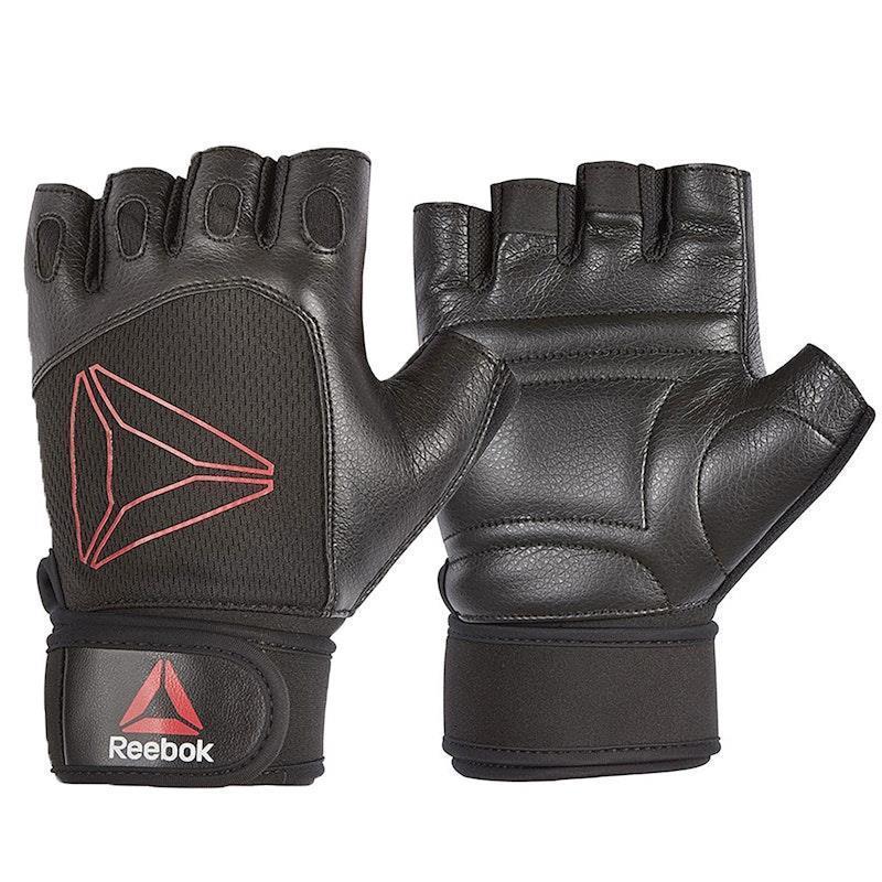 Reebok Lifting Gloves - Black, Red/Small Small