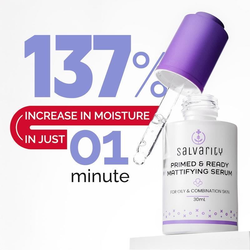 Salvarity Primed & Ready Mattifying Serum 30ml