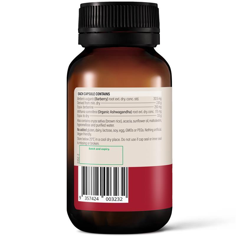 Wanderlust Berberine + Ashwagandha 120 Capsules