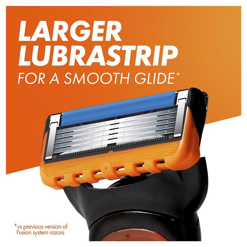 Gillette Fusion Manual Razor + 4 Blade Refills Starter Kit