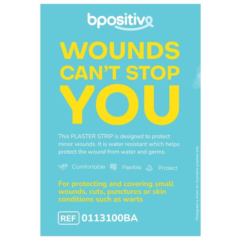 bpositive Plaster Strips (BX100) 2Pack