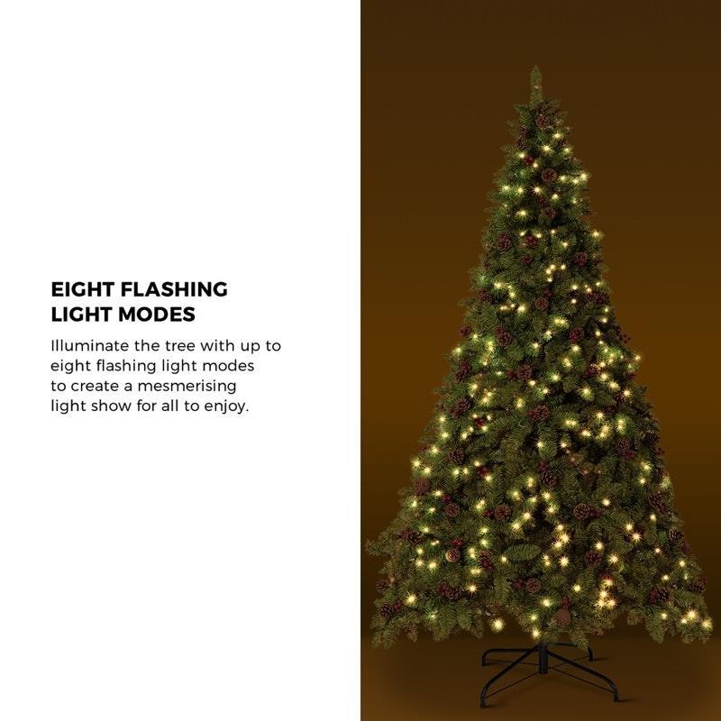 Tinseltown LED Christmas Tree 1.8M Xmas Trees Decorations Green with Ornaments 6 Feet