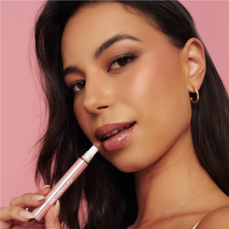 MCoBeauty Glow Lip Plump 4-in-1 Treatment Oil Angel Nude Brown