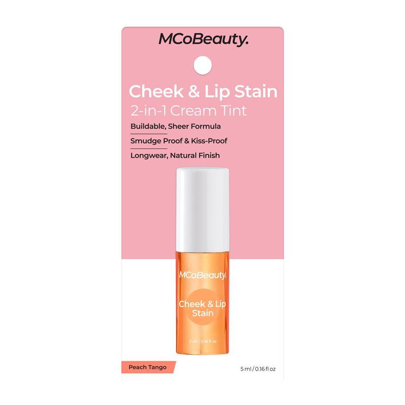 MCoBeauty Cheek & Lip Stain 2-in-1 Cream Tint Peach Tango