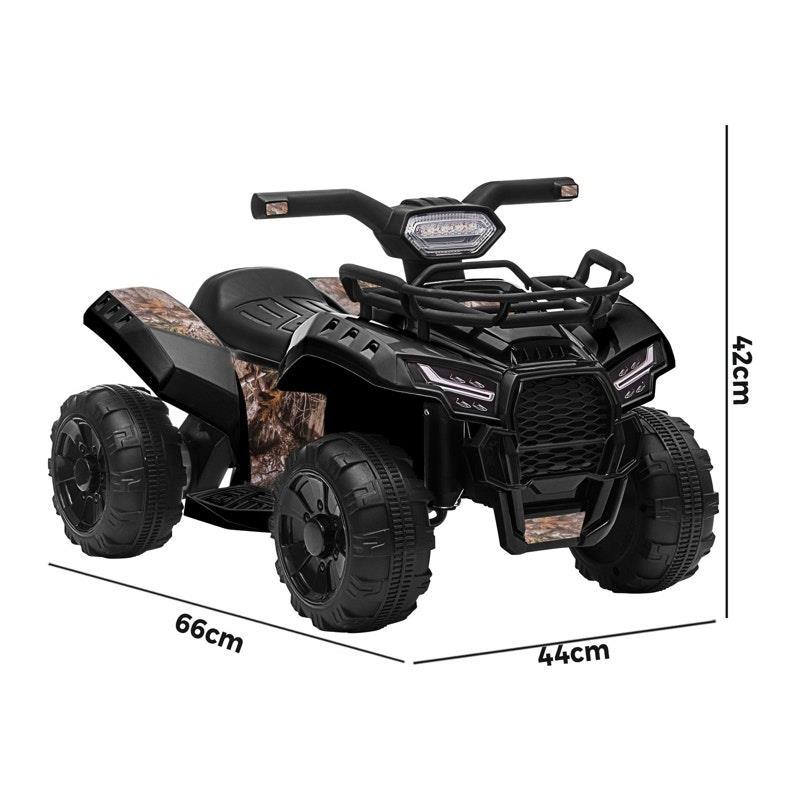 Mazam Ride On Car Electric ATV Bike Vehicle for Toddlers Kids Black
