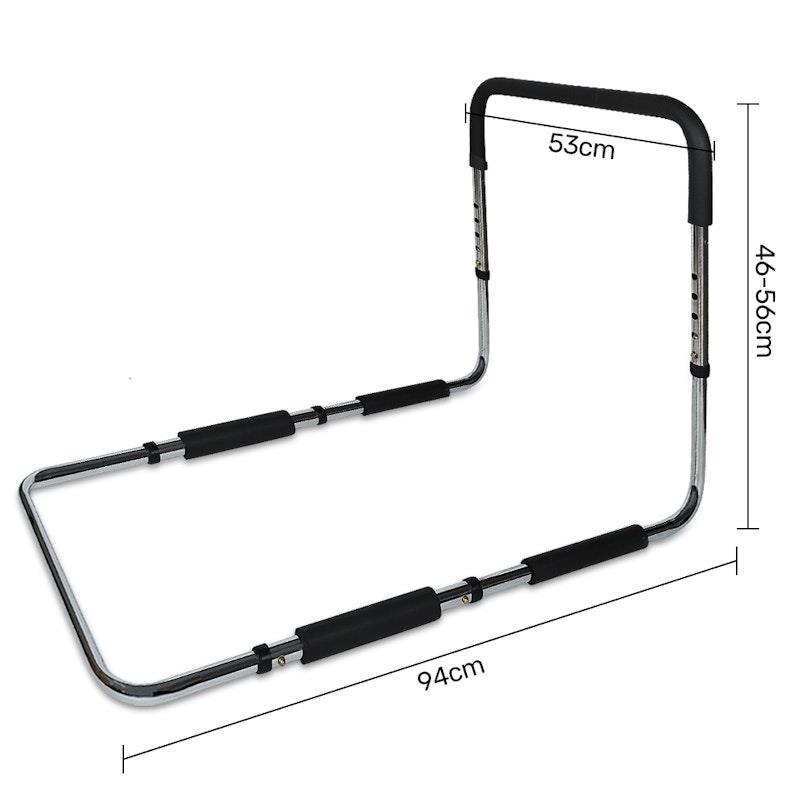 Equipmed Bed Assist Adjustable Hand Rail Support Aid 125Kg Max Capacity 1Unit