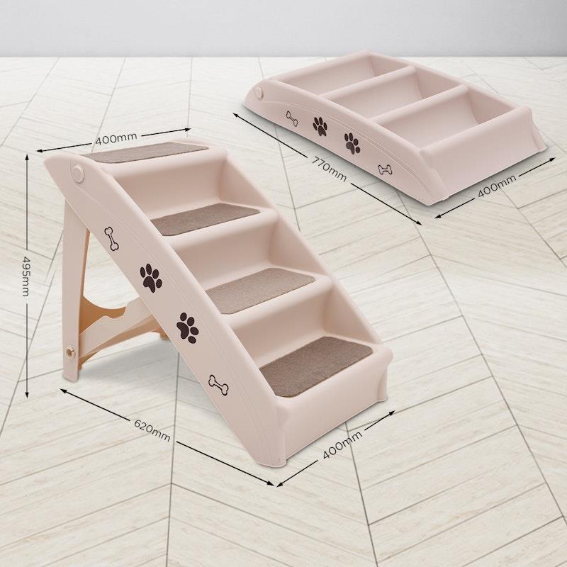Furtastic 50cm Foldable Step Ladder Stairs 1Piece