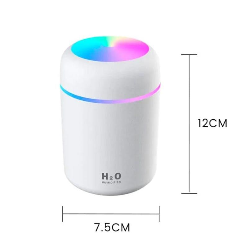 Living Today Mini Ultrasonic Cool Mist Humidifier 300ml with LED Night Light USB Portable Humidifier 1Unit