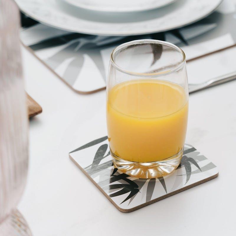Clevinger MDF Placemats and Coasters Bamboo 8 Pieces