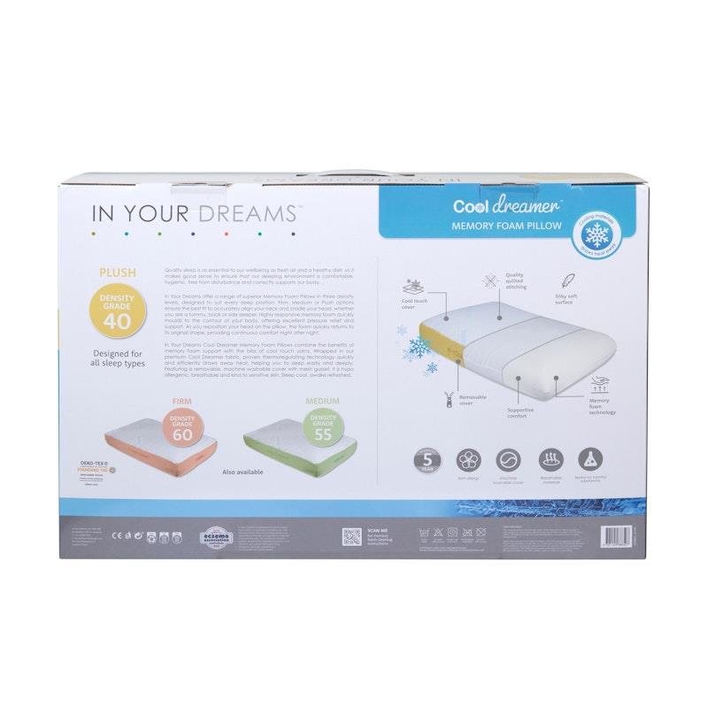 IYD Cool Dreamer Memory Foam Pillow Plush 1 Piece