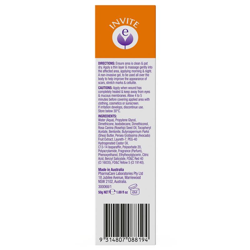 Invite E Scar & Stretch Mark Gel 50g