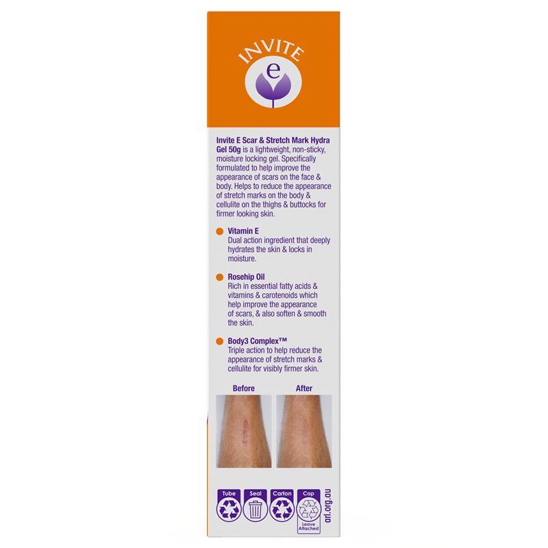 Invite E Scar & Stretch Mark Gel 50g