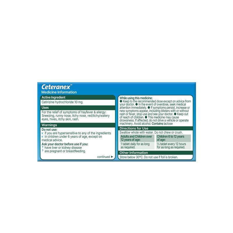Ceteranex 30 Tablets