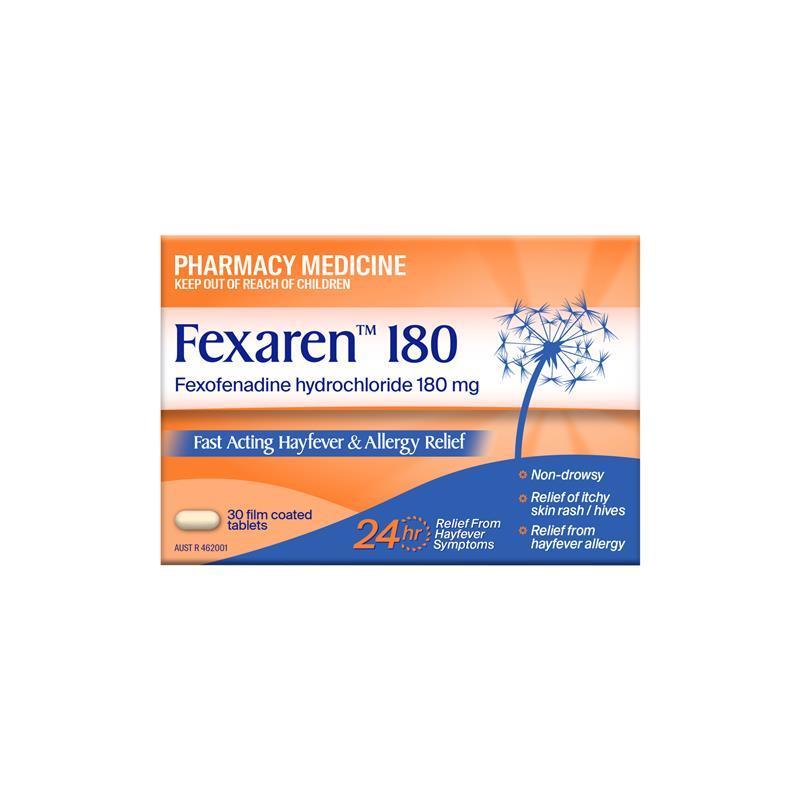 Fexaren 180mg 30 Tablets